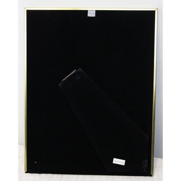 1996 Jennifer Moore Classic Brass Collection Large Photo Frame Gold Glass Black - Picture 6 of 12
